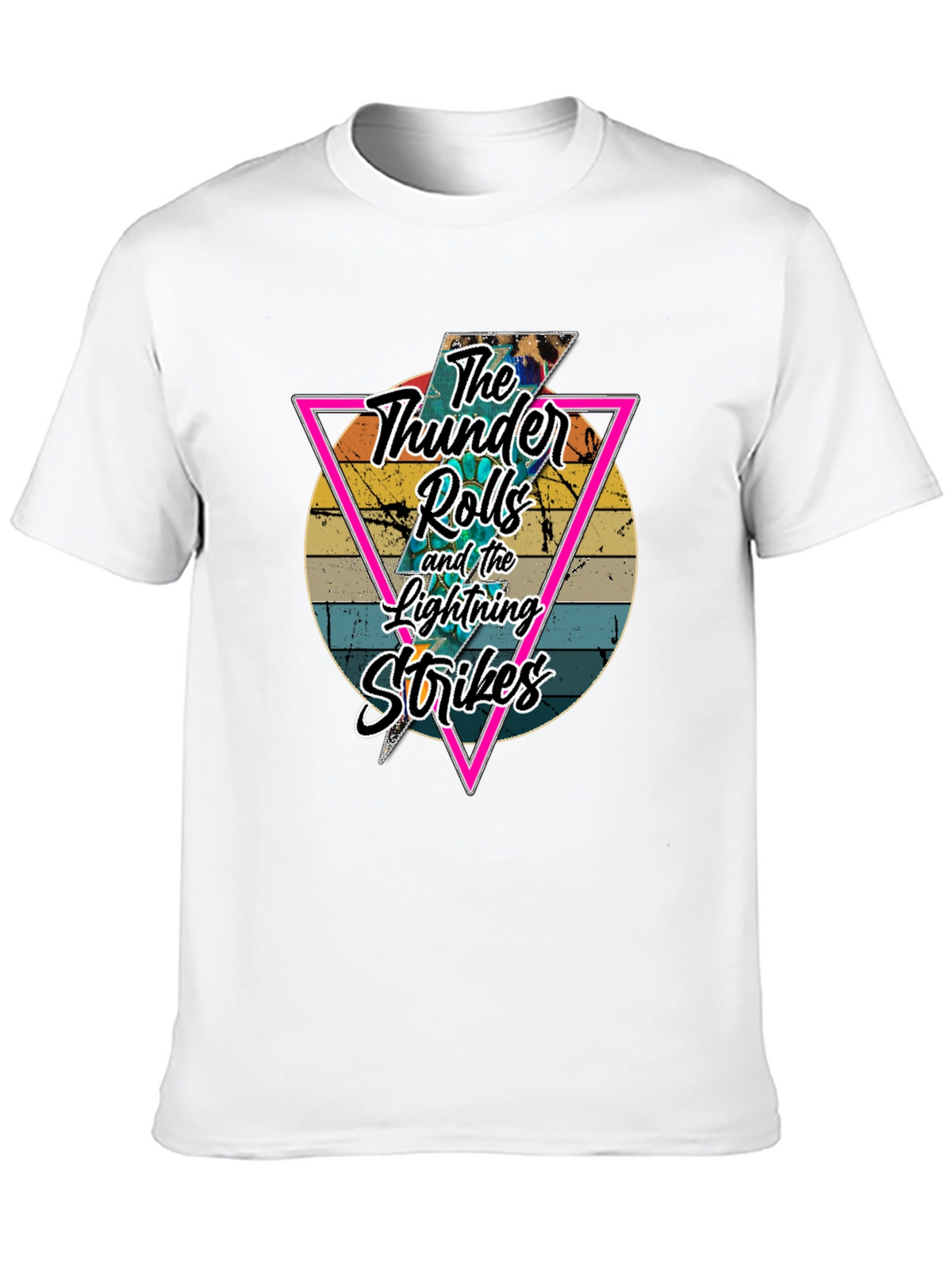 Retro Thunder Rolls Graphic T-Shirt