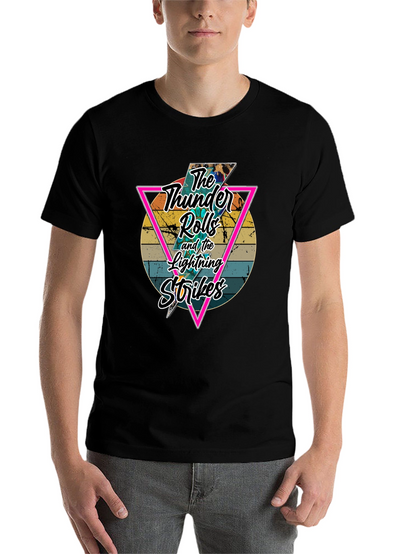 Retro Thunder Rolls Graphic T-Shirt