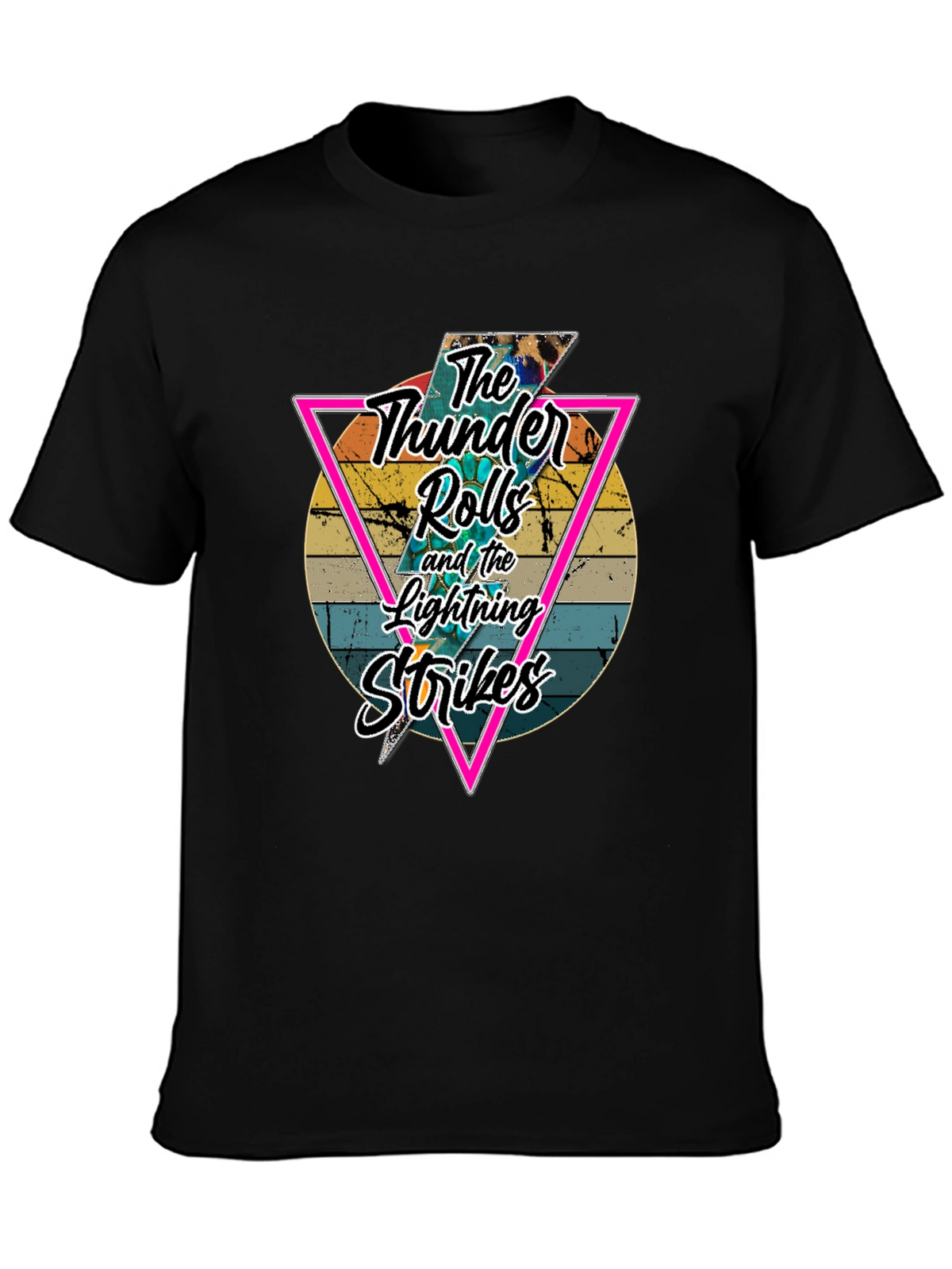 Retro Thunder Rolls Graphic T-Shirt