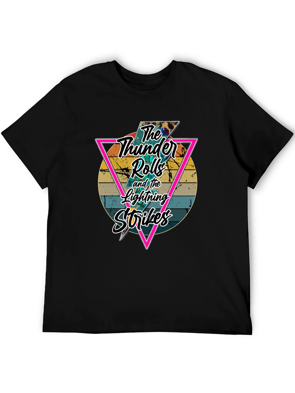 Retro Thunder Rolls Graphic T-Shirt