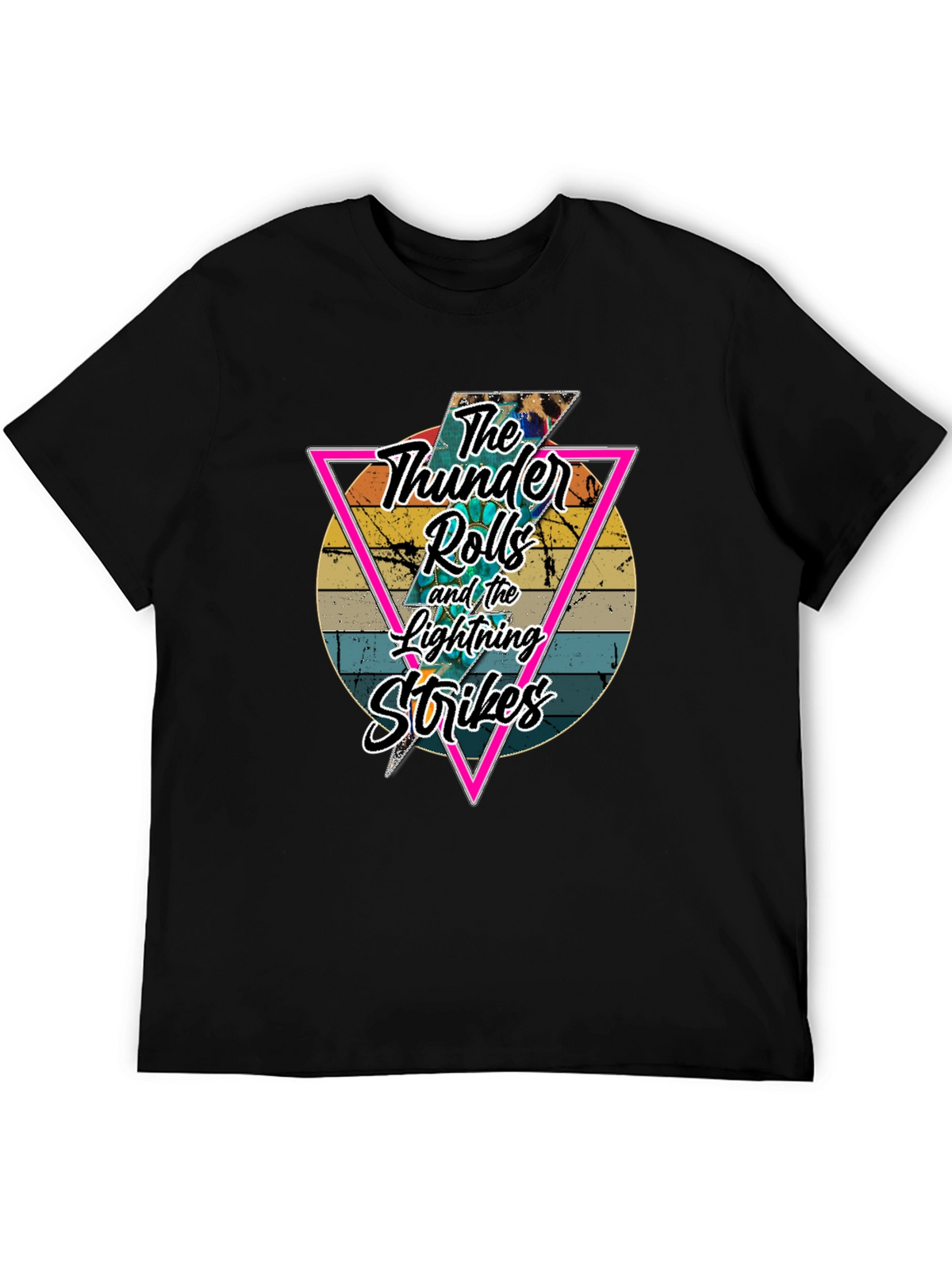 Retro Thunder Rolls Graphic T-Shirt