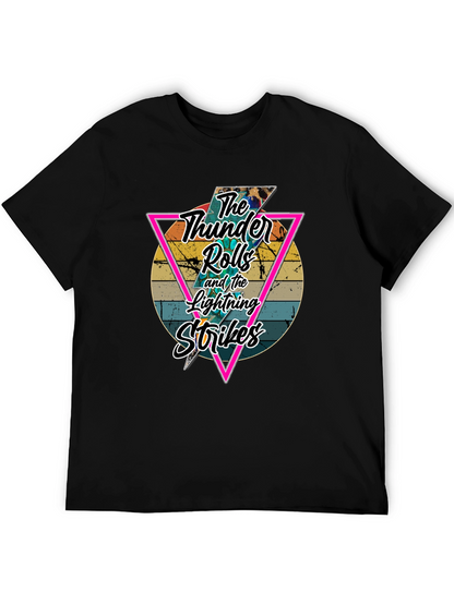 Retro Thunder Rolls Graphic T-Shirt