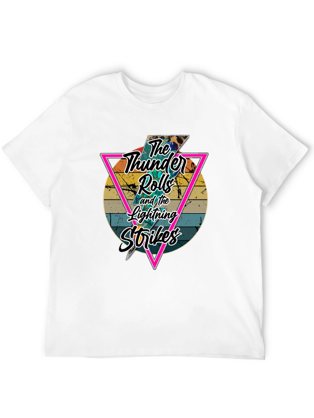 Retro Thunder Rolls Graphic T-Shirt