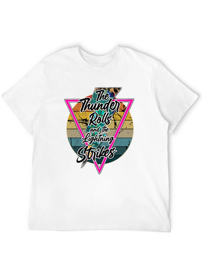 Retro Thunder Rolls Graphic T-Shirt
