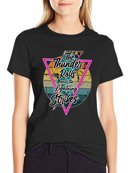 Retro Thunder Rolls Graphic T-Shirt