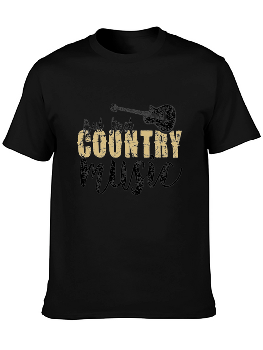 But First Country Music Black T-Shirt