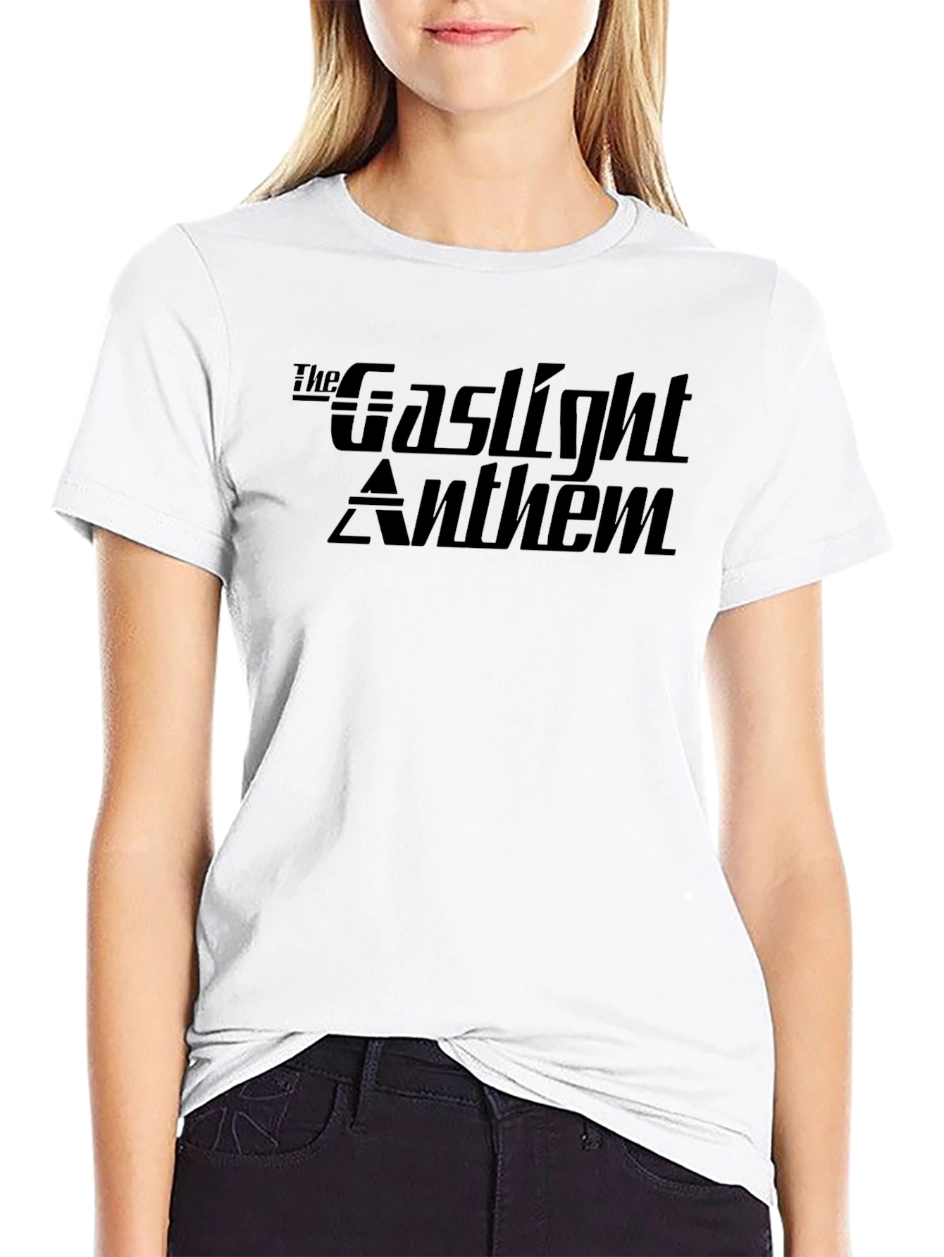 The Gaslight Anthem Band Logo Black T-Shirt