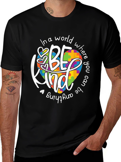 Be Kind Autism Awareness Graphic T-Shirt