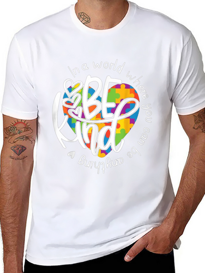 Be Kind Autism Awareness Graphic T-Shirt