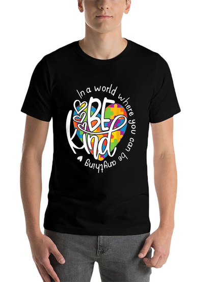Be Kind Autism Awareness Graphic T-Shirt