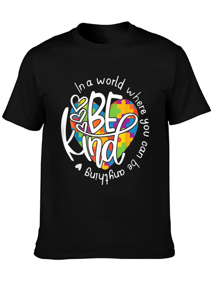 Be Kind Autism Awareness Graphic T-Shirt
