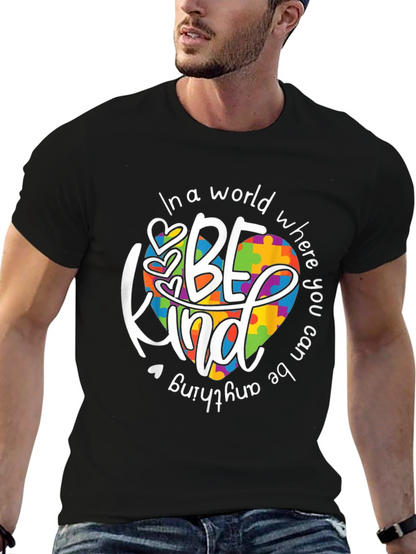 Be Kind Autism Awareness Graphic T-Shirt