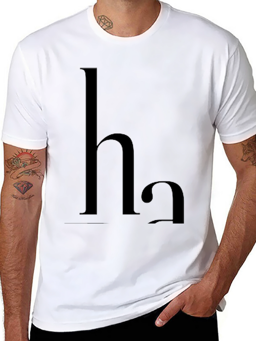 Hydrogen Molecule Graphic T-Shirt