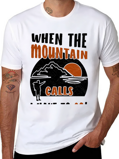 Mountain Calls Graphic Tee - Adventure Awaits!