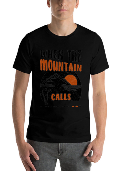 Mountain Calls Graphic Tee - Adventure Awaits!