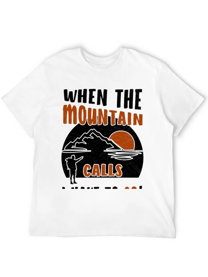 Mountain Calls Graphic Tee - Adventure Awaits!
