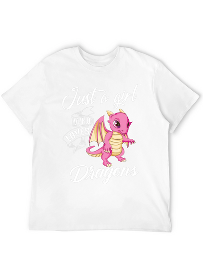 Just a Girl Who Loves Dragons T-Shirt