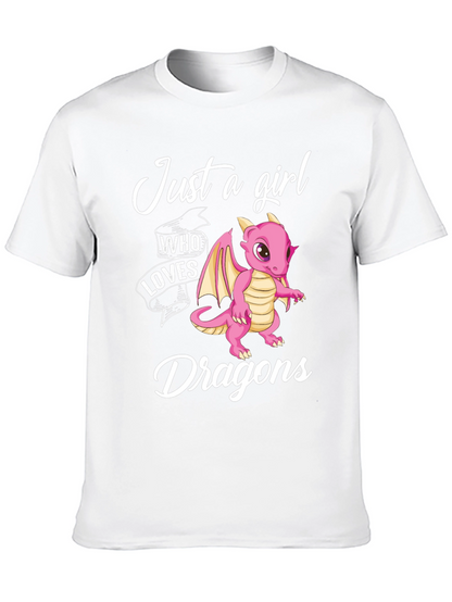 Just a Girl Who Loves Dragons T-Shirt