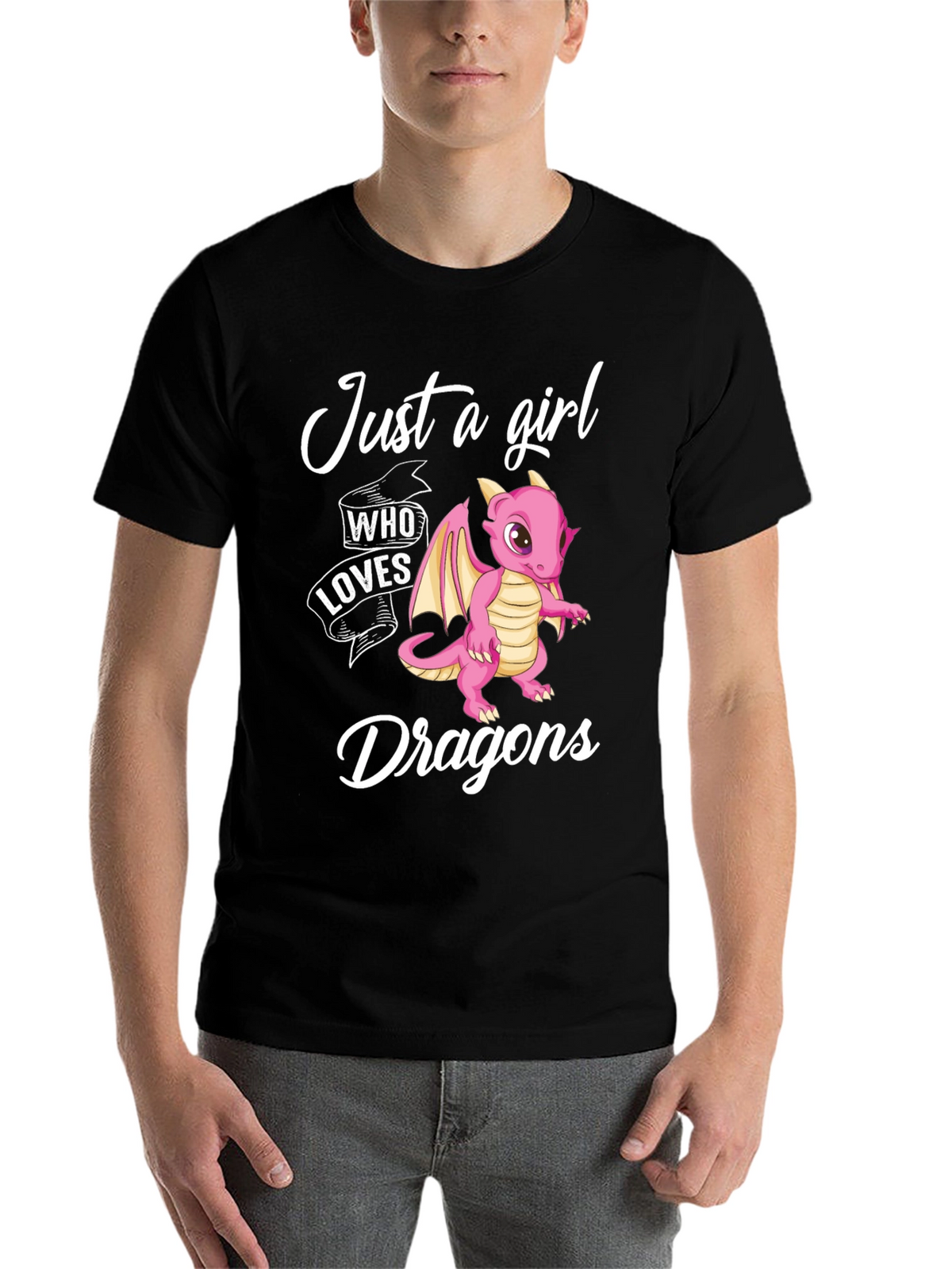 Just a Girl Who Loves Dragons T-Shirt