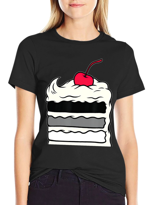 Cake Slice Graphic Tee - Dessert Lover Apparel