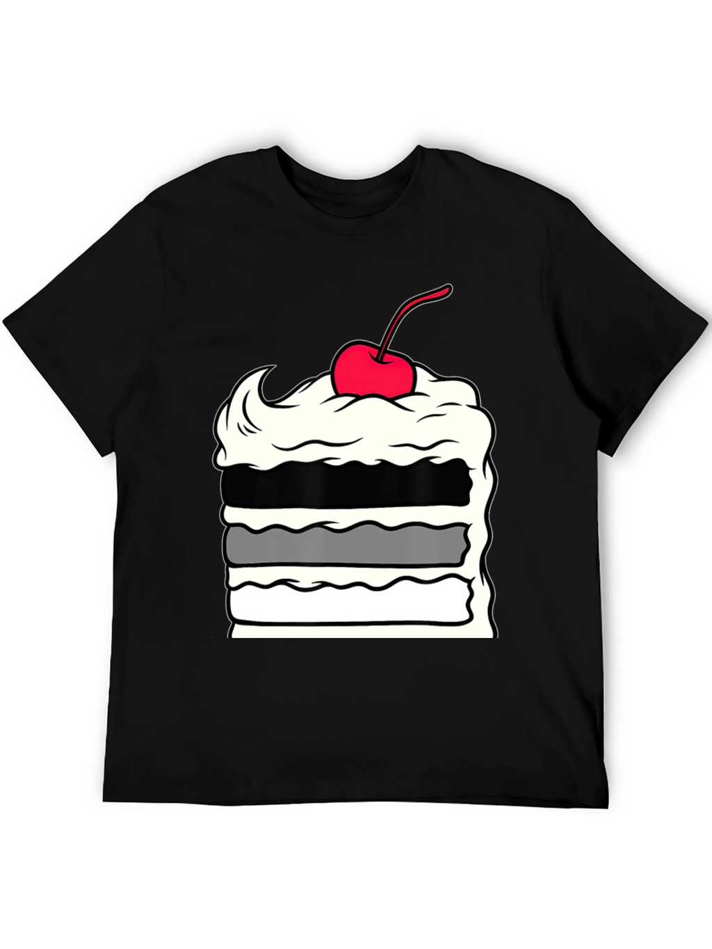 Cake Slice Graphic Tee - Dessert Lover Apparel