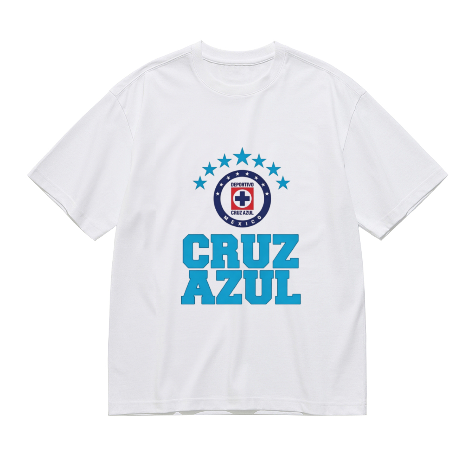 Cruz Azul Liga MX Football Fan Star Logo Tee