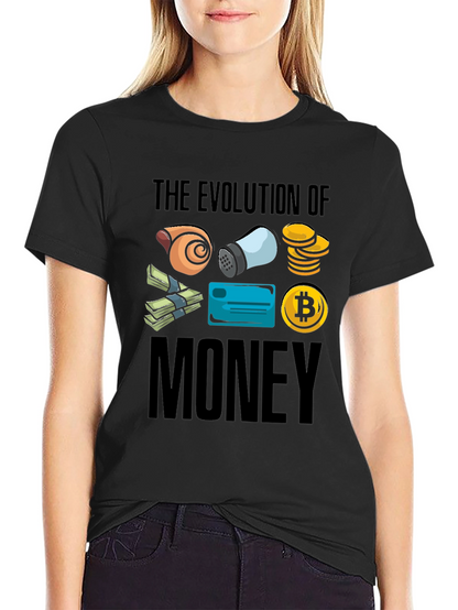 Evolution of Money Graphic T-Shirt
