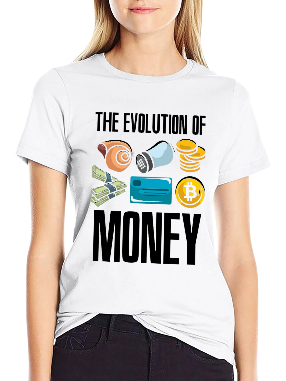 Evolution of Money Graphic T-Shirt