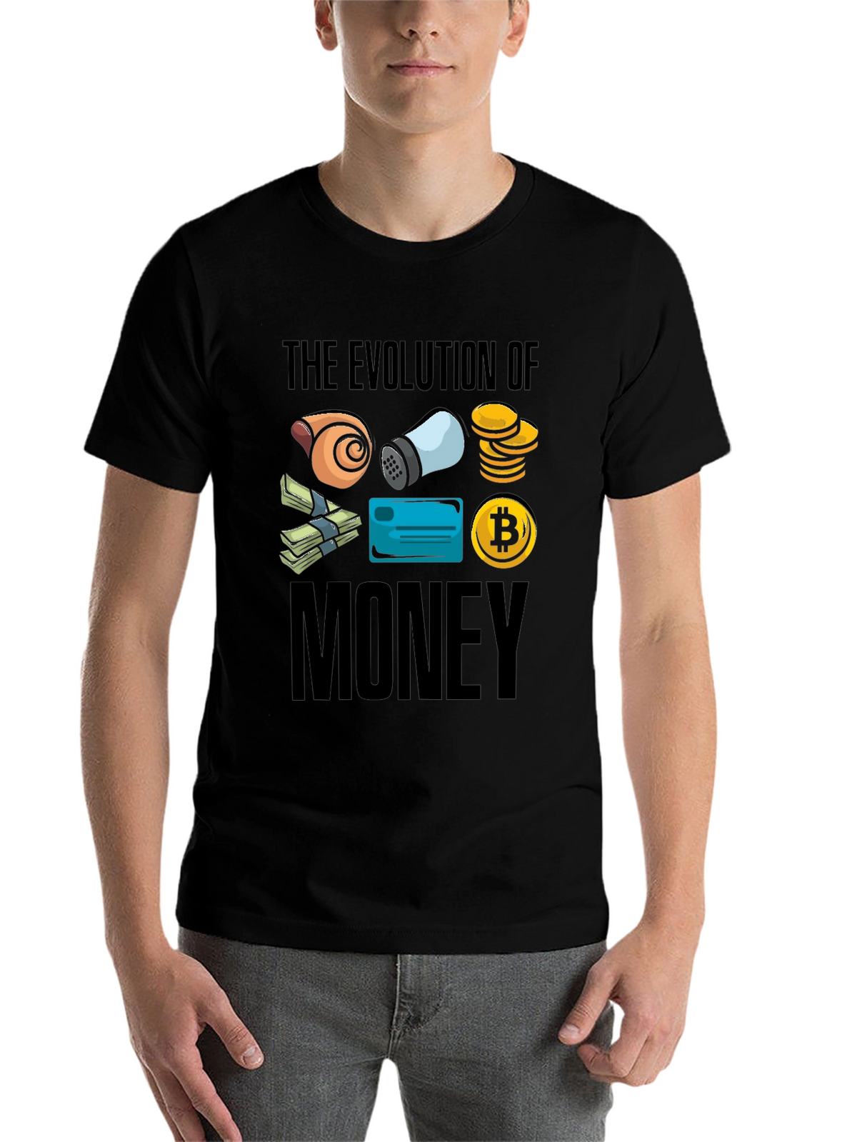 Evolution of Money Graphic T-Shirt