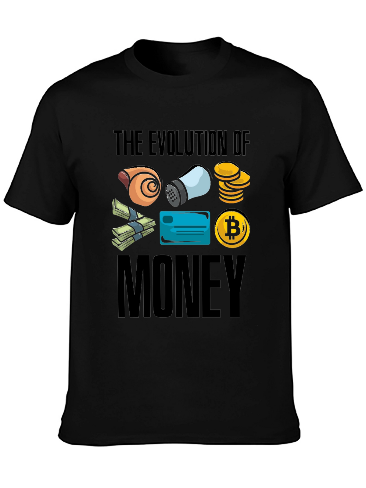 Evolution of Money Graphic T-Shirt