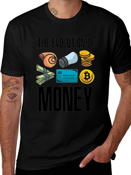 Evolution of Money Graphic T-Shirt