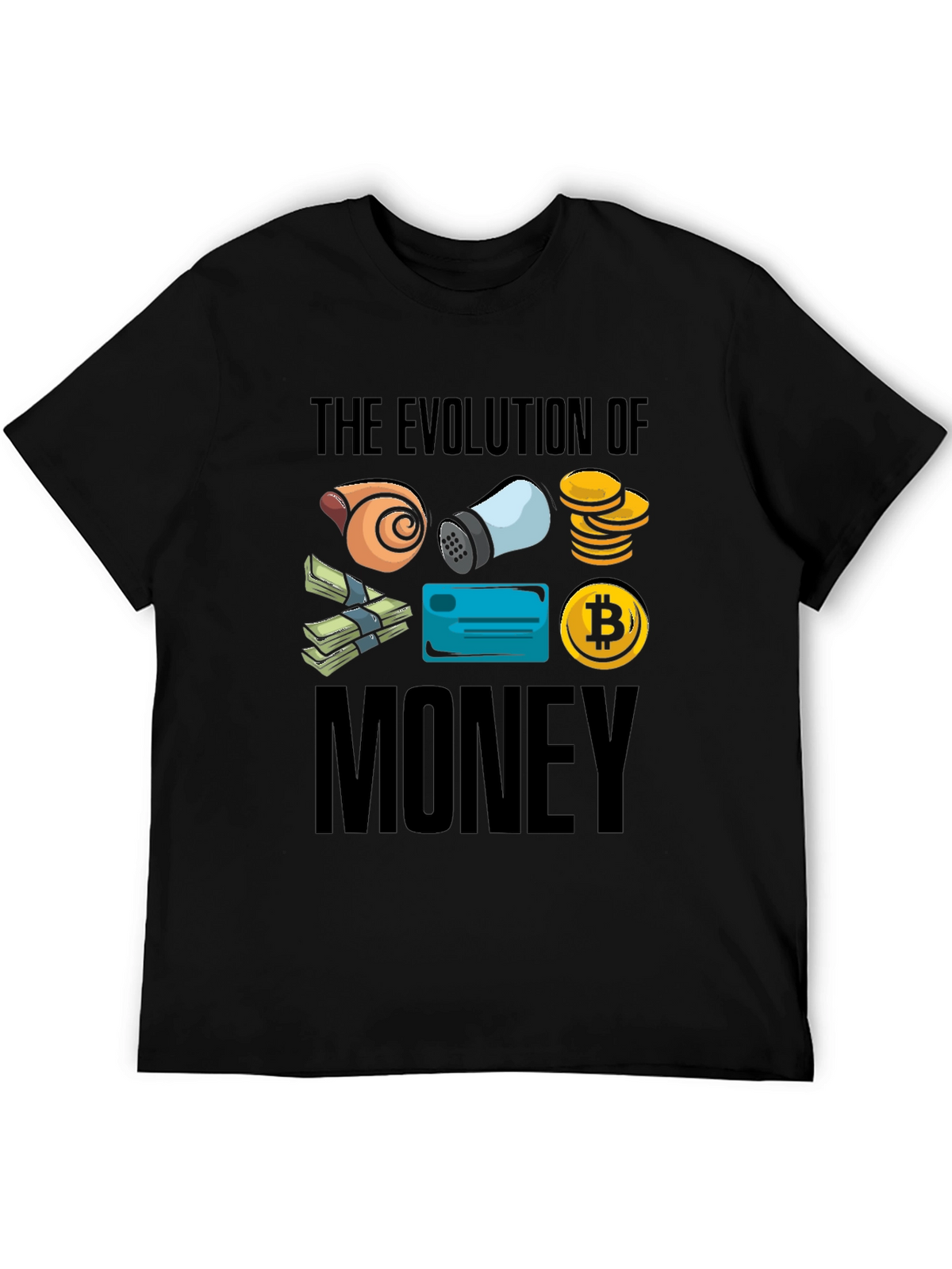 Evolution of Money Graphic T-Shirt