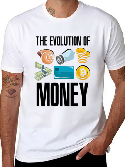 Evolution of Money Graphic T-Shirt