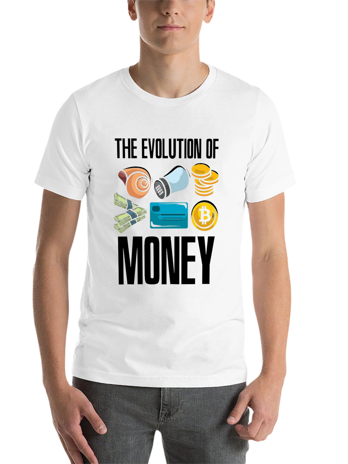 Evolution of Money Graphic T-Shirt