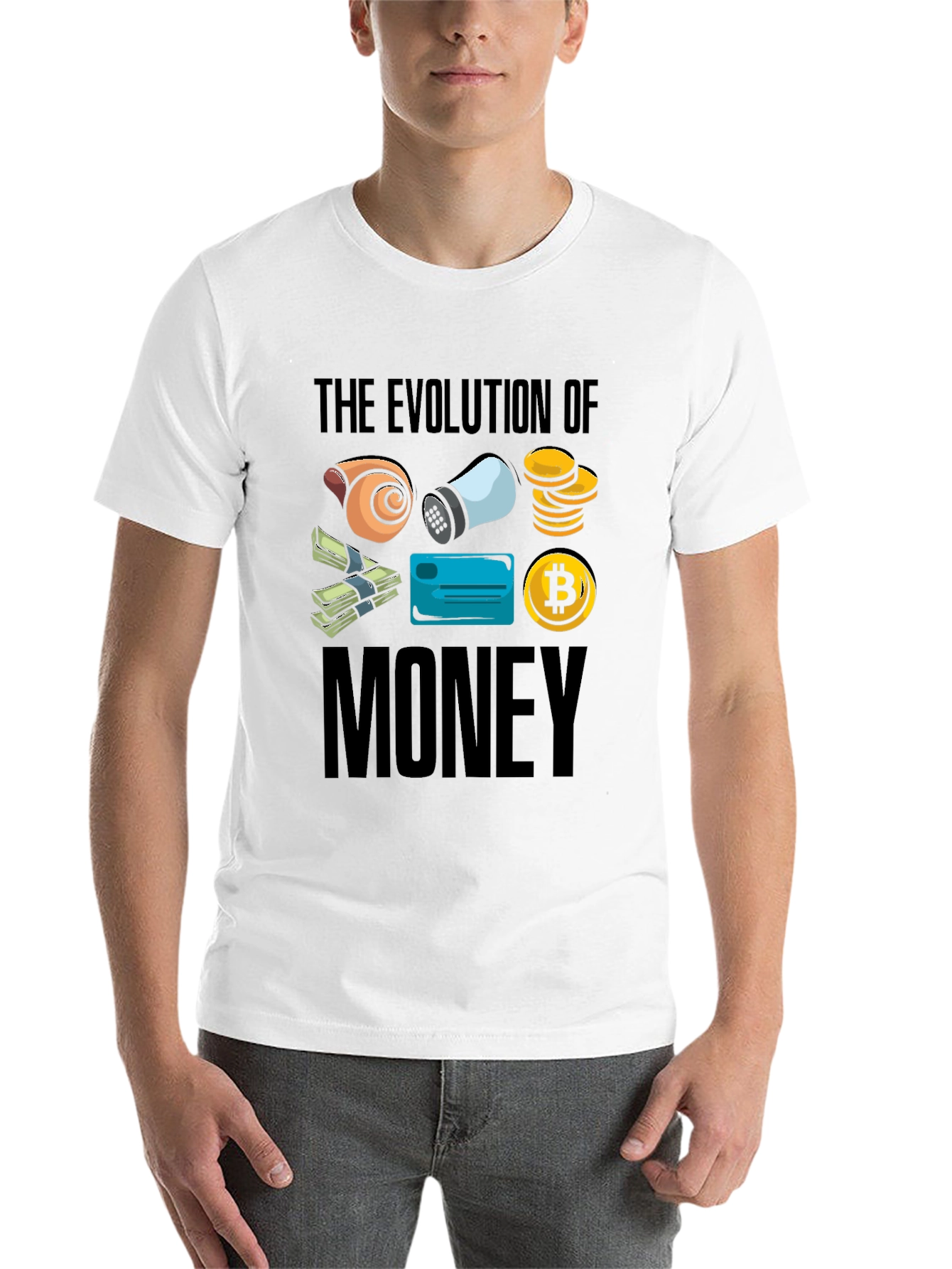 Evolution of Money Graphic T-Shirt