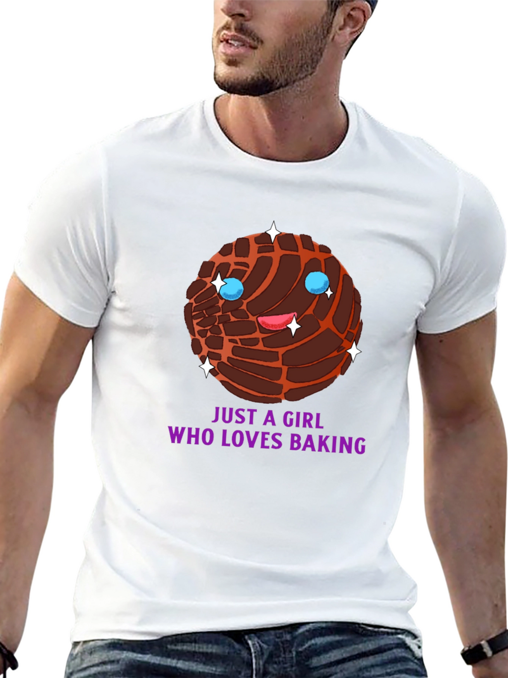 Just a Girl Who Loves Baking Concha T-Shirt
