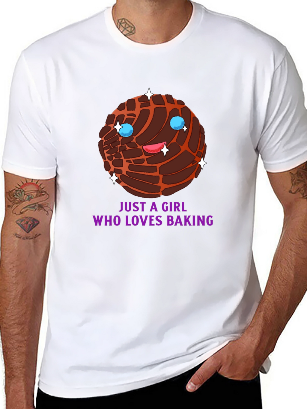 Just a Girl Who Loves Baking Concha T-Shirt