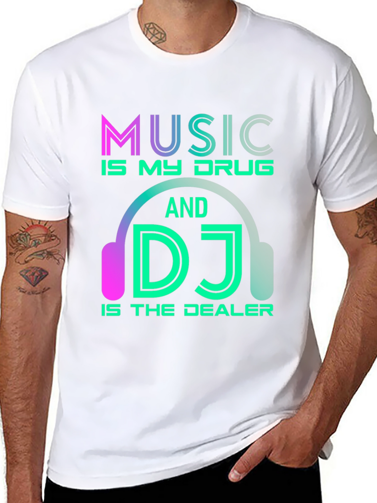 Music is My Drug DJ T-Shirt