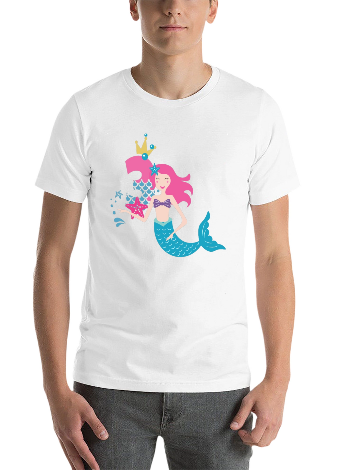 Mermaid Birthday Girl T-Shirt
