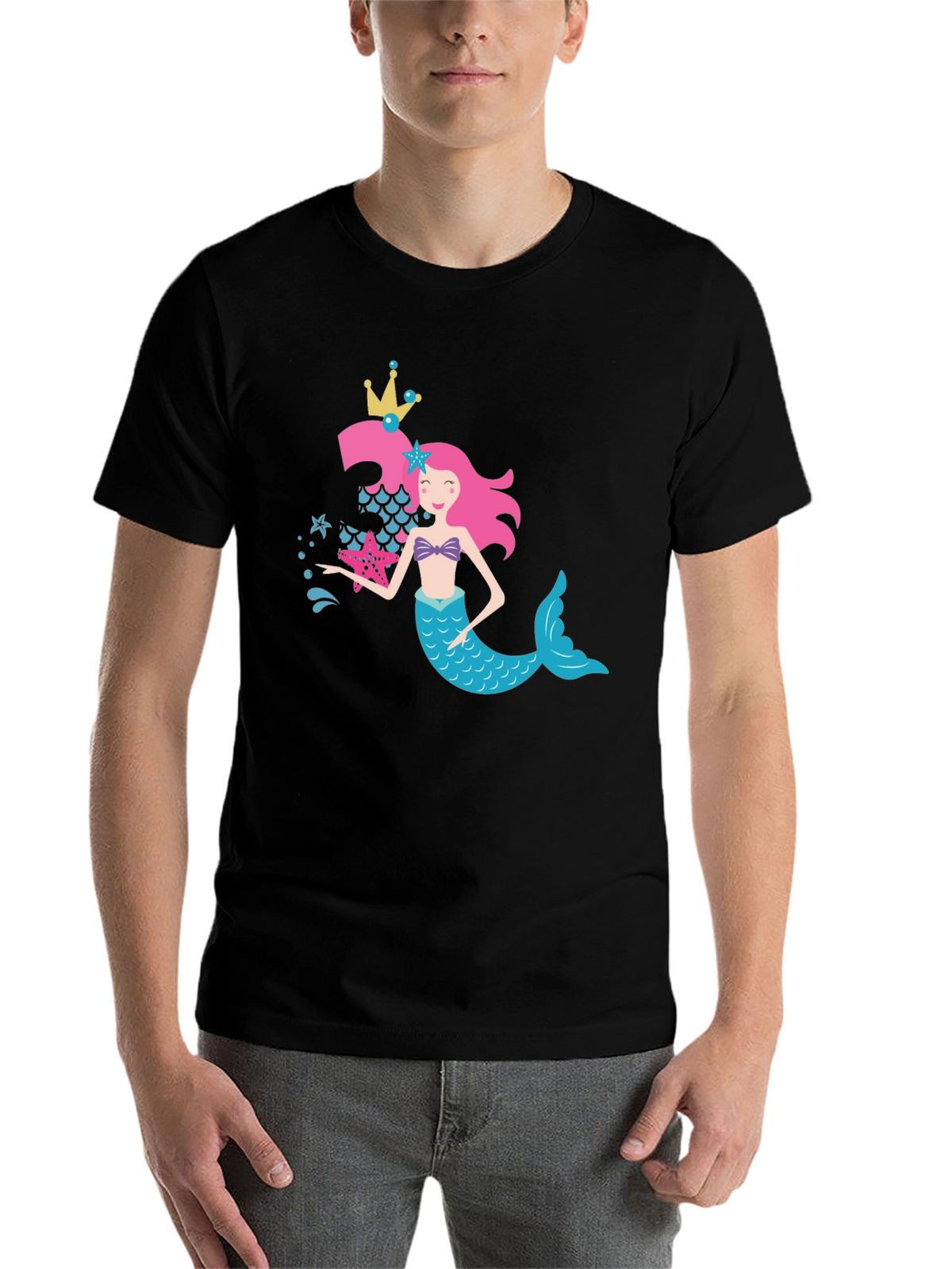 Mermaid Birthday Girl T-Shirt