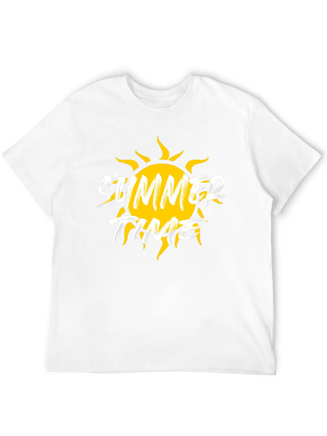 Summer Time Graphic Black T-Shirt