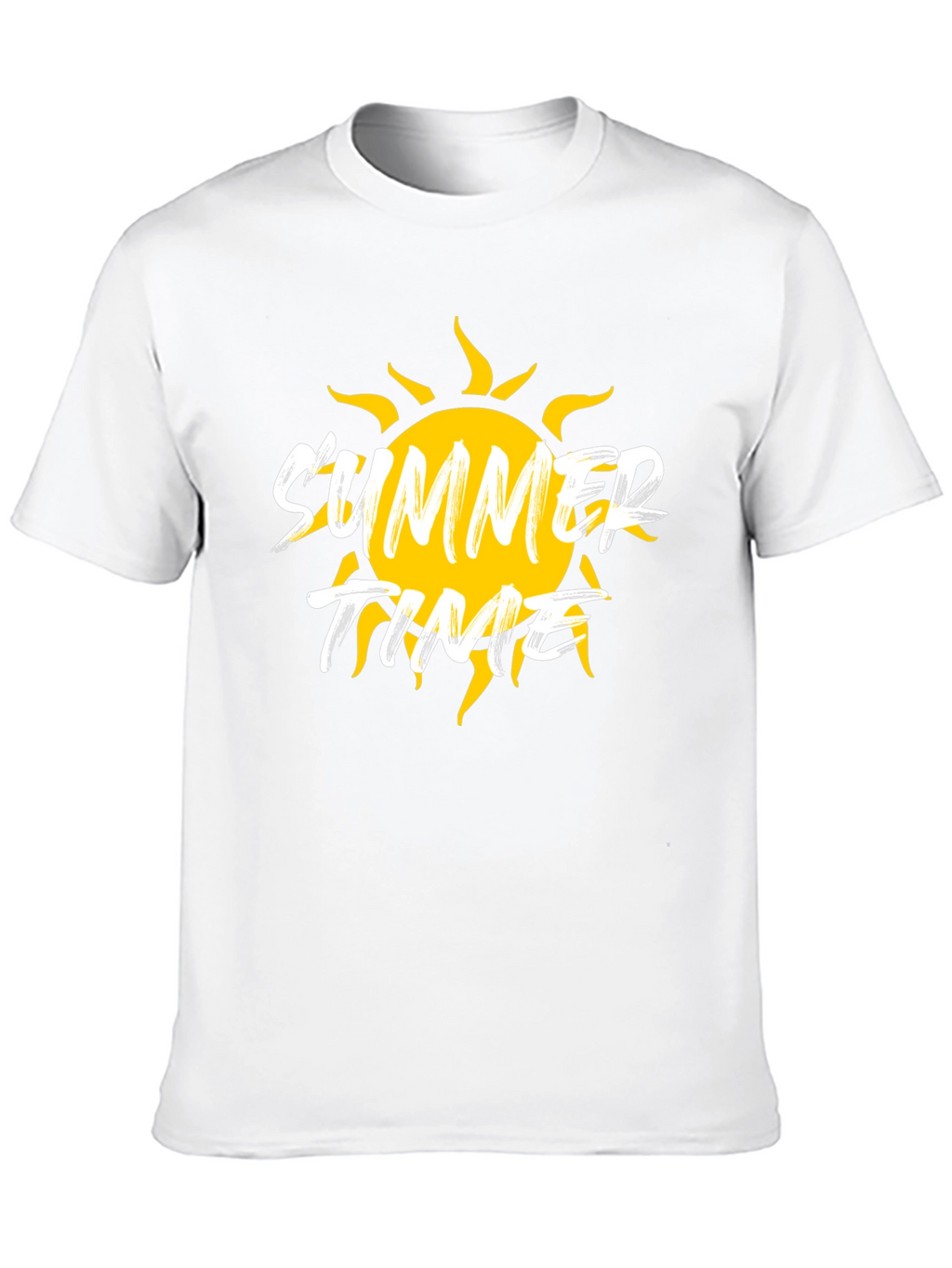 Summer Time Graphic Black T-Shirt