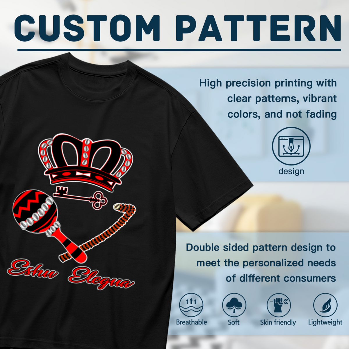 Eshu Elegua Santeria Spiritual Symbol Tee