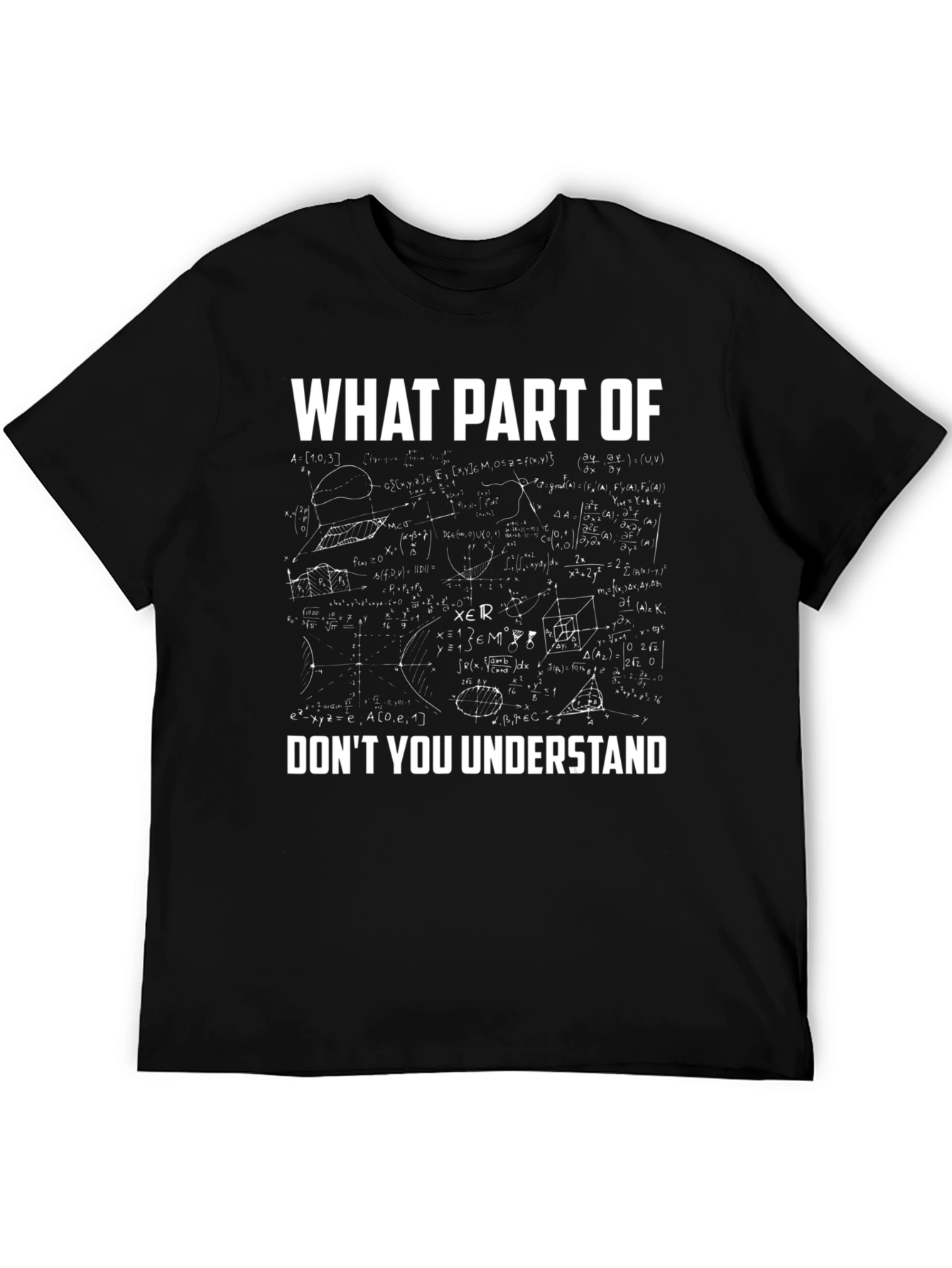 Math Equation T-Shirt - What Part Dont You Understand?