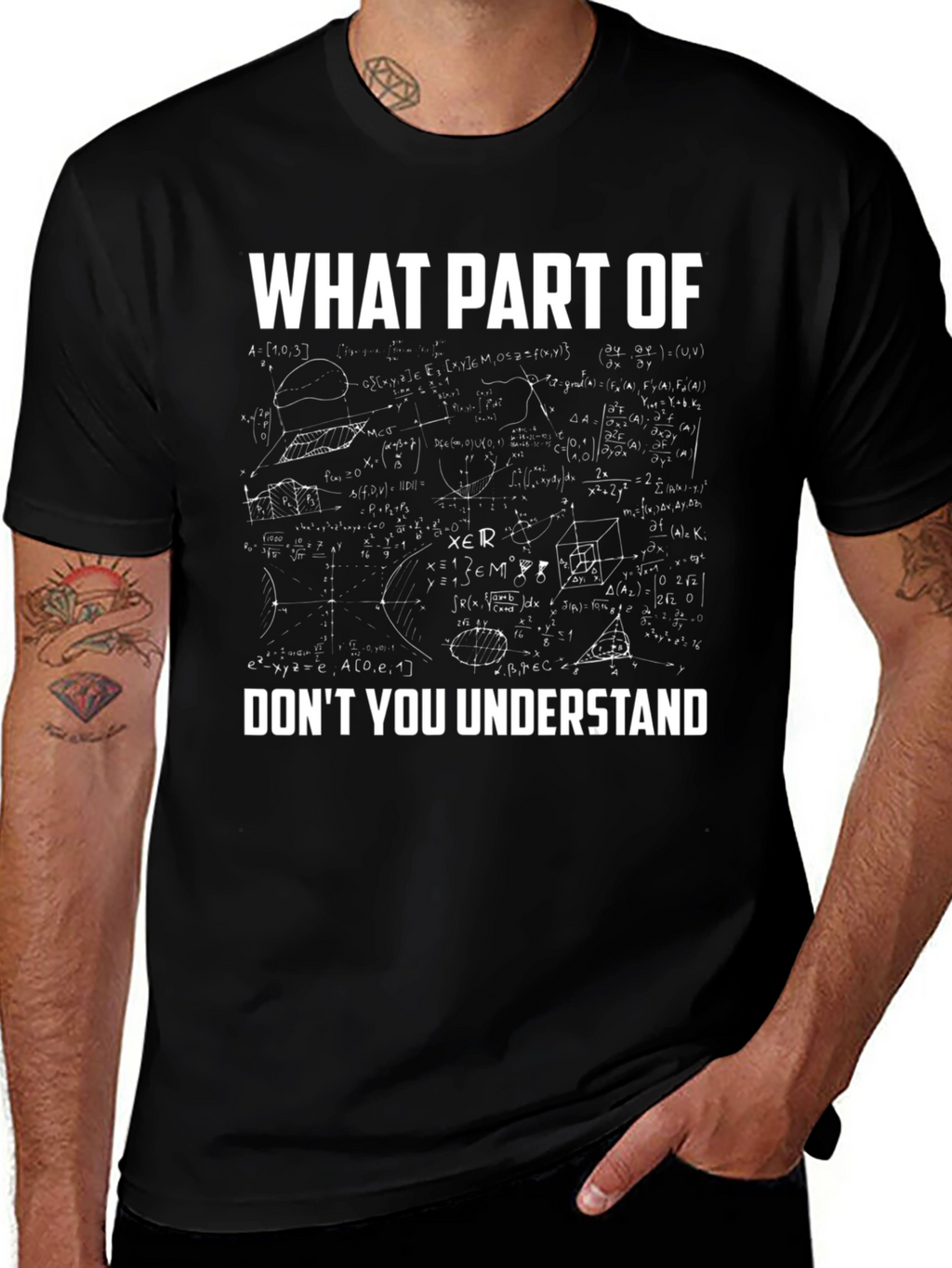 Math Equation T-Shirt - What Part Dont You Understand?