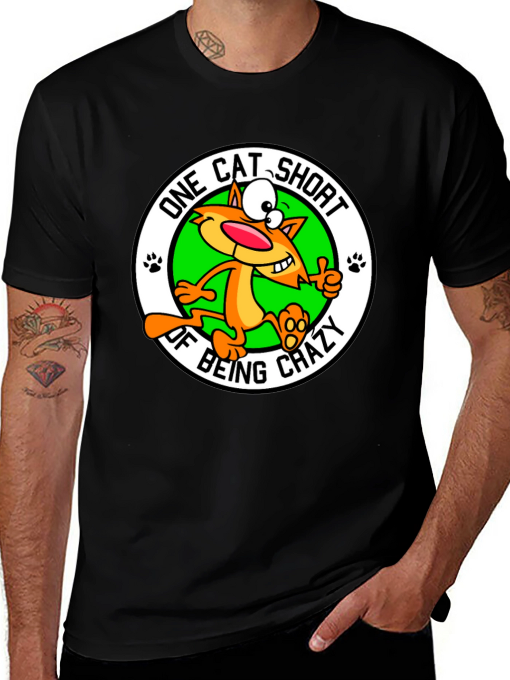 One Cat Short of Crazy T-Shirt