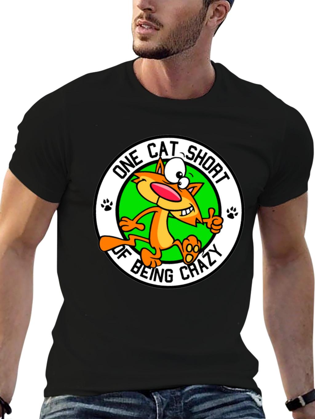 One Cat Short of Crazy T-Shirt