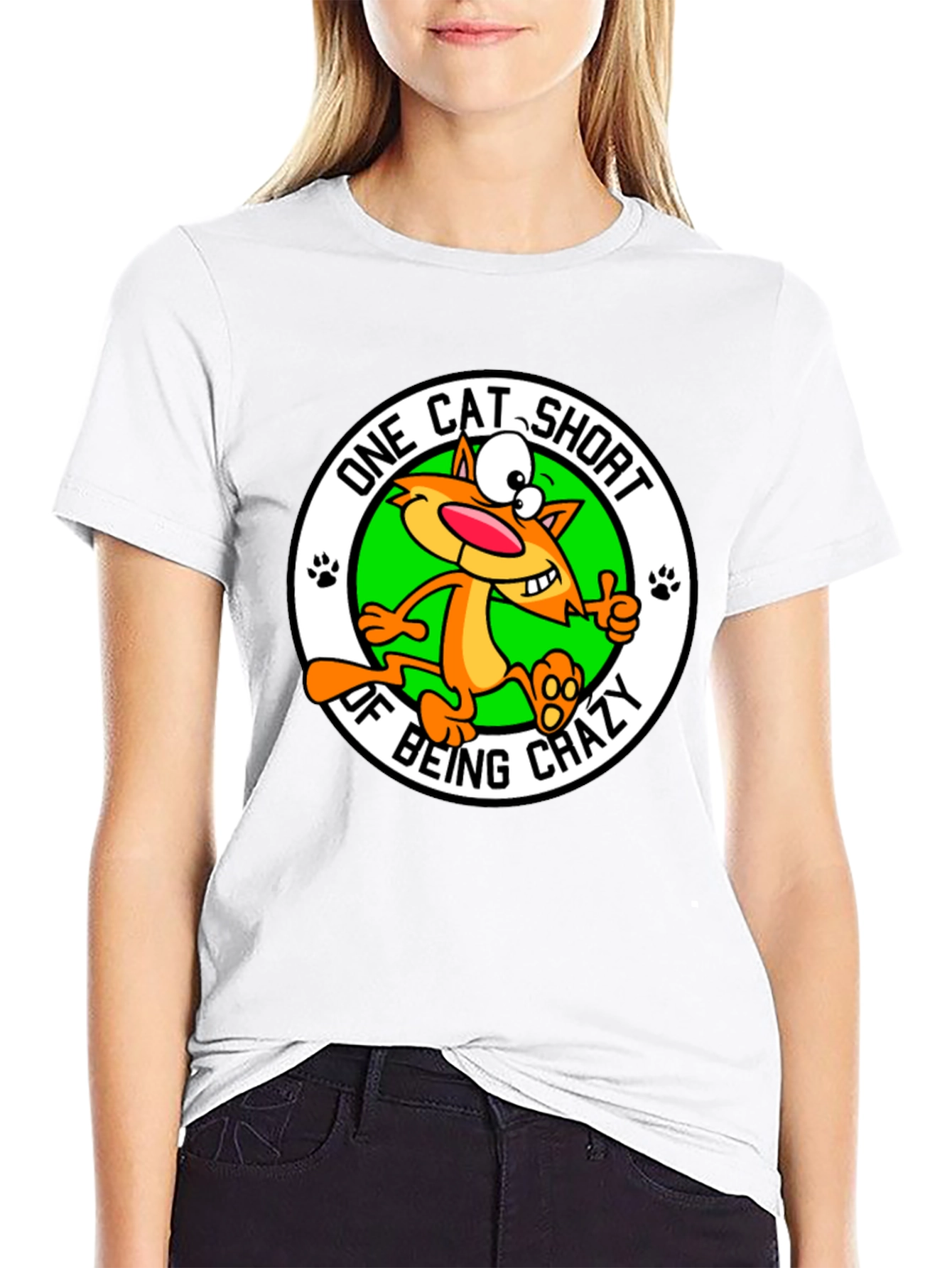One Cat Short of Crazy T-Shirt