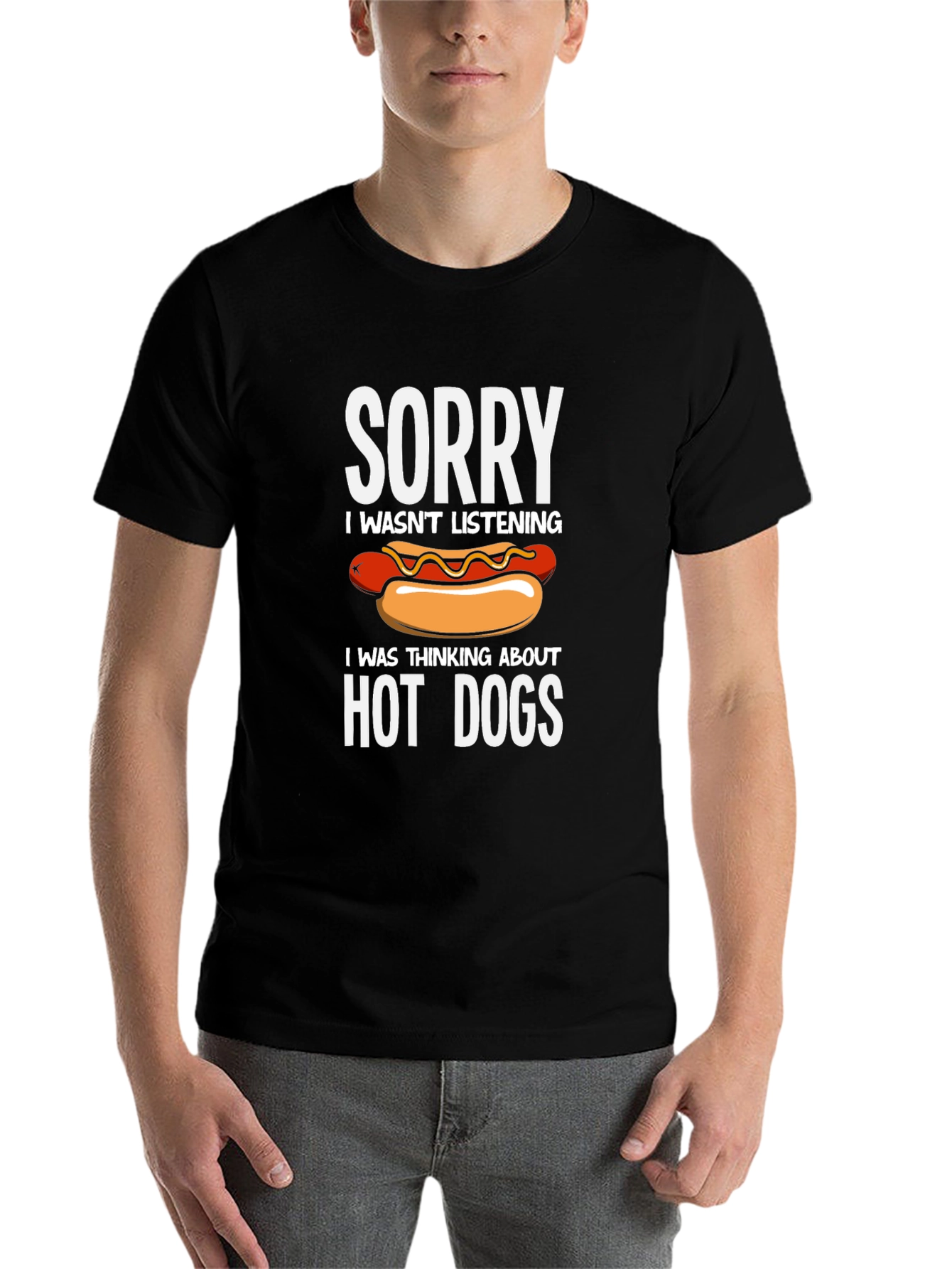 Hot Dog Lover Tee - Sorry Not Listening!