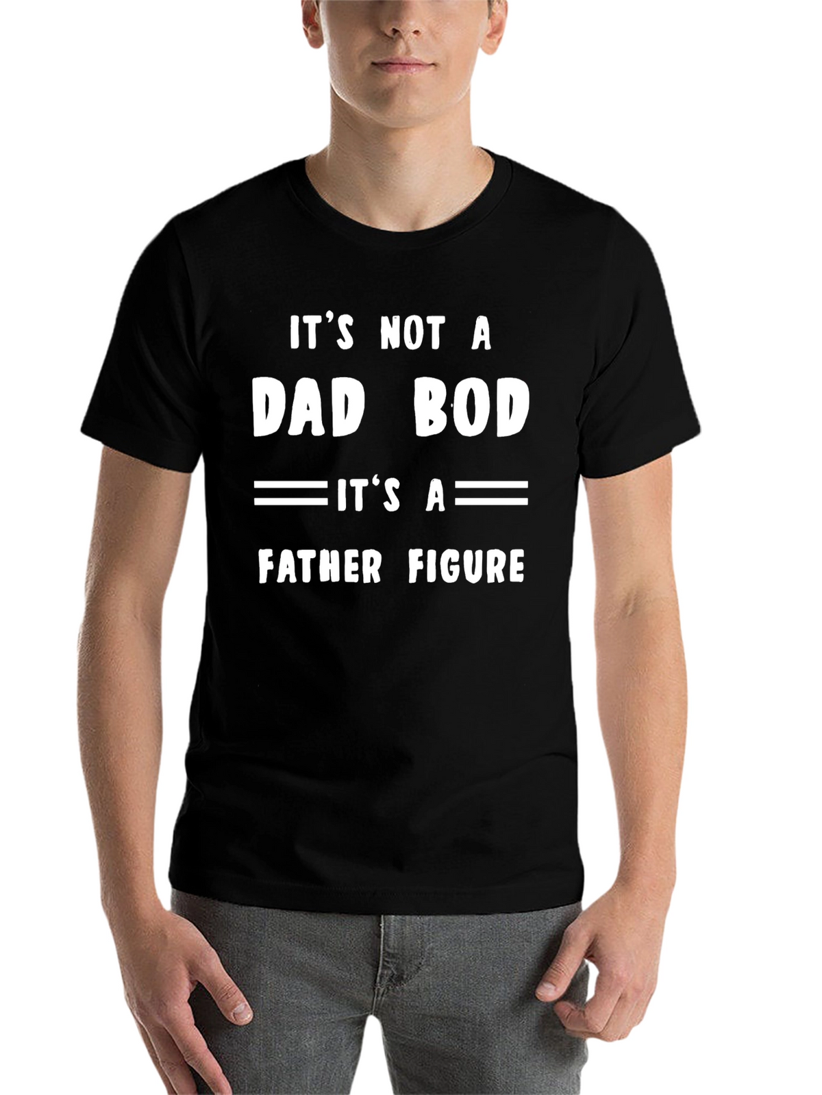 Dad Bod Father Figure Funny T-Shirt